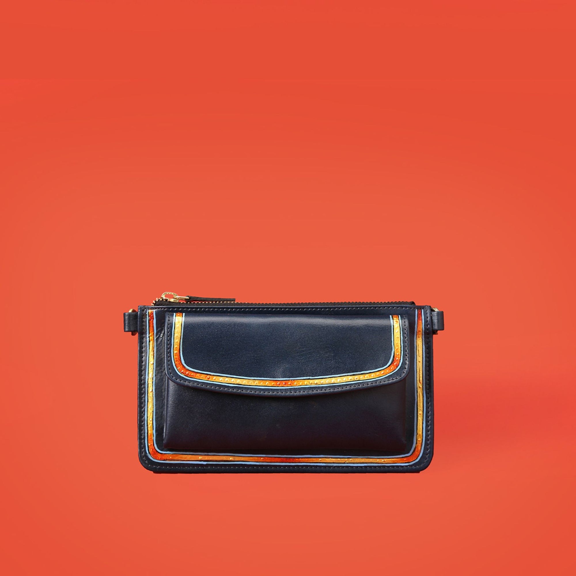 "Seher" SLING WALLET - Blue