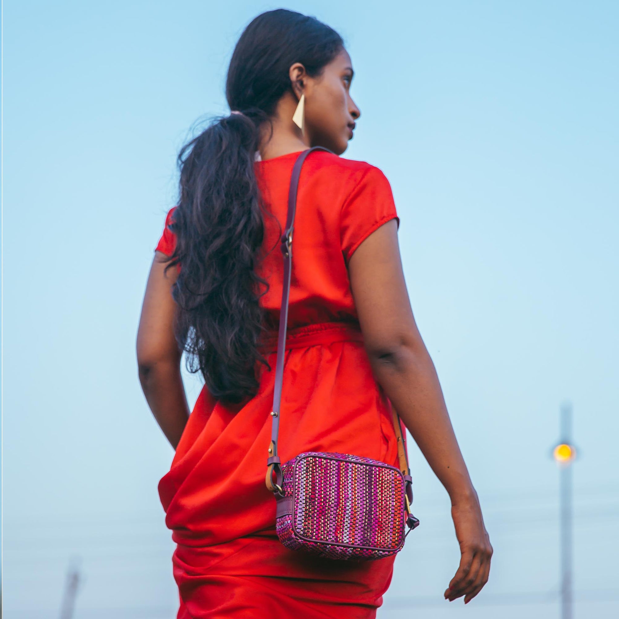 Chindi Boxy Sling - Galaxie Violet