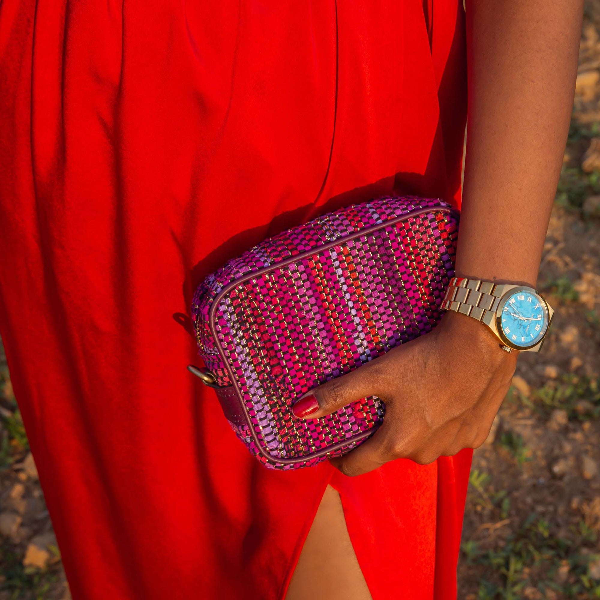 Chindi Boxy Sling - Galaxie Violet
