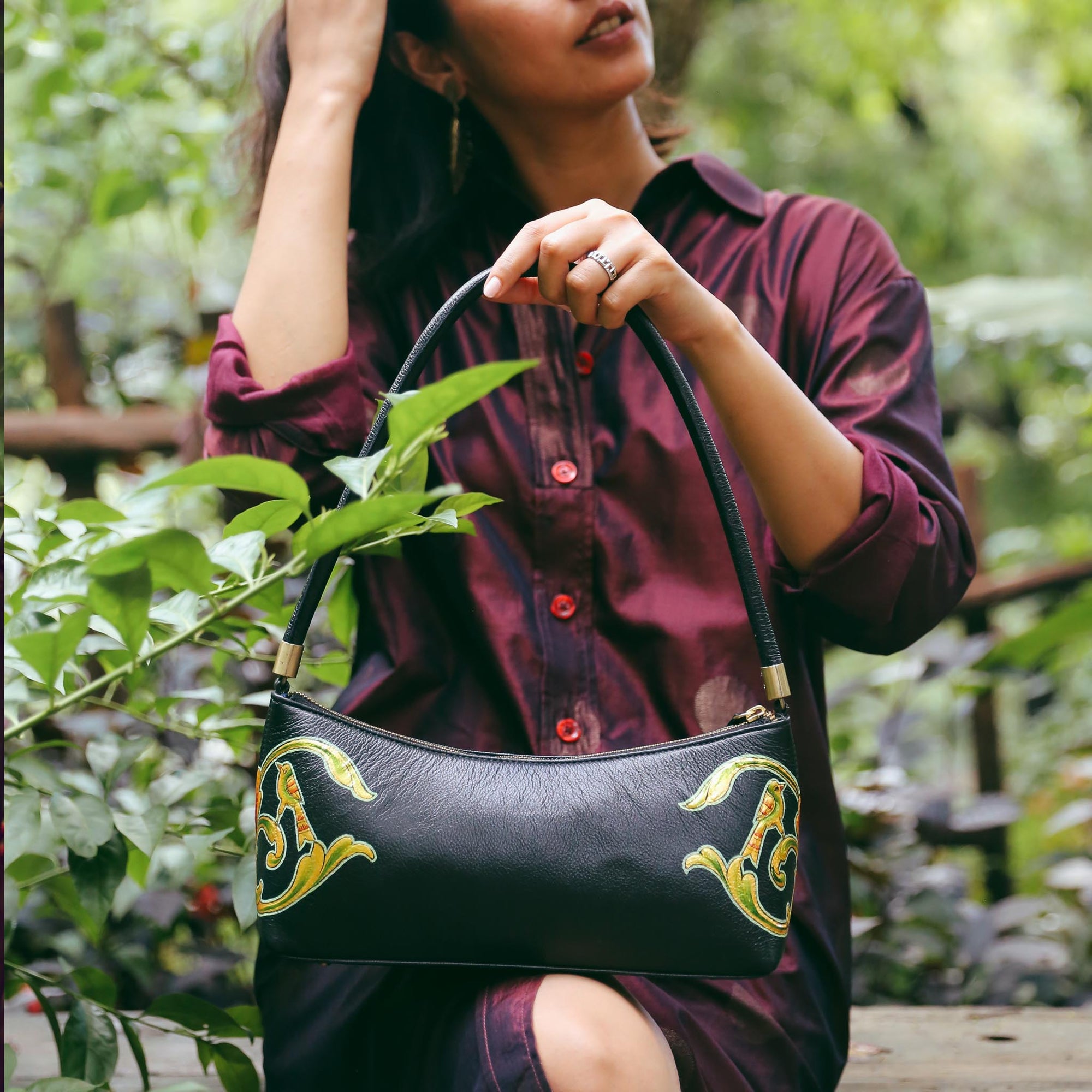 SAC BANDOULIÈRE « Noor » – Noir