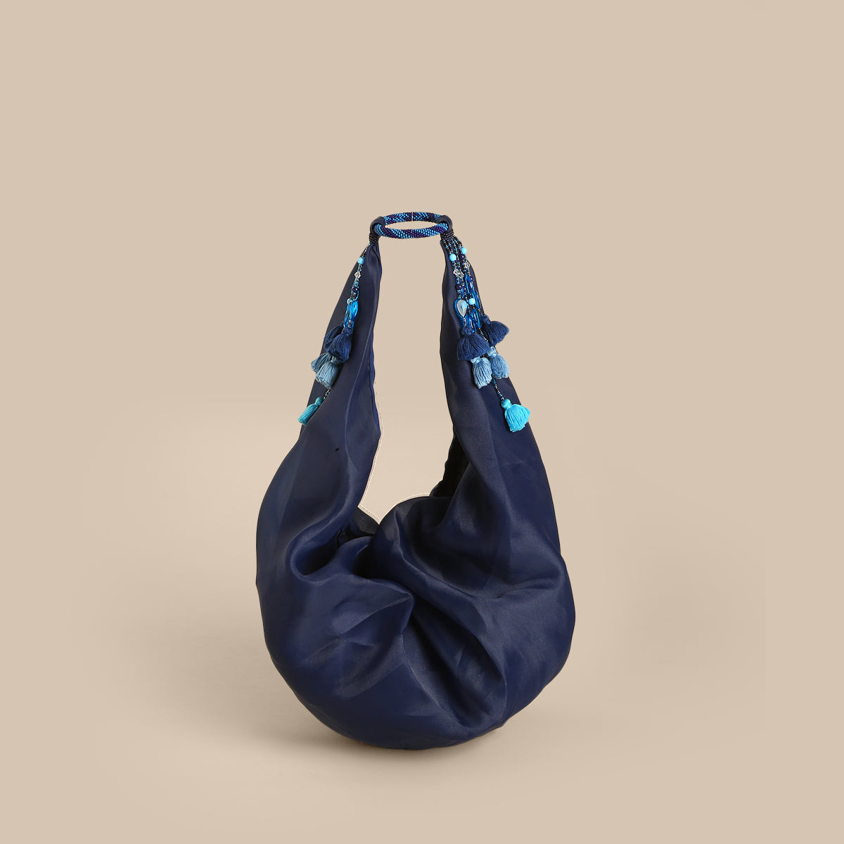 "Bhanvar" PINWHEEL BAG - Blue