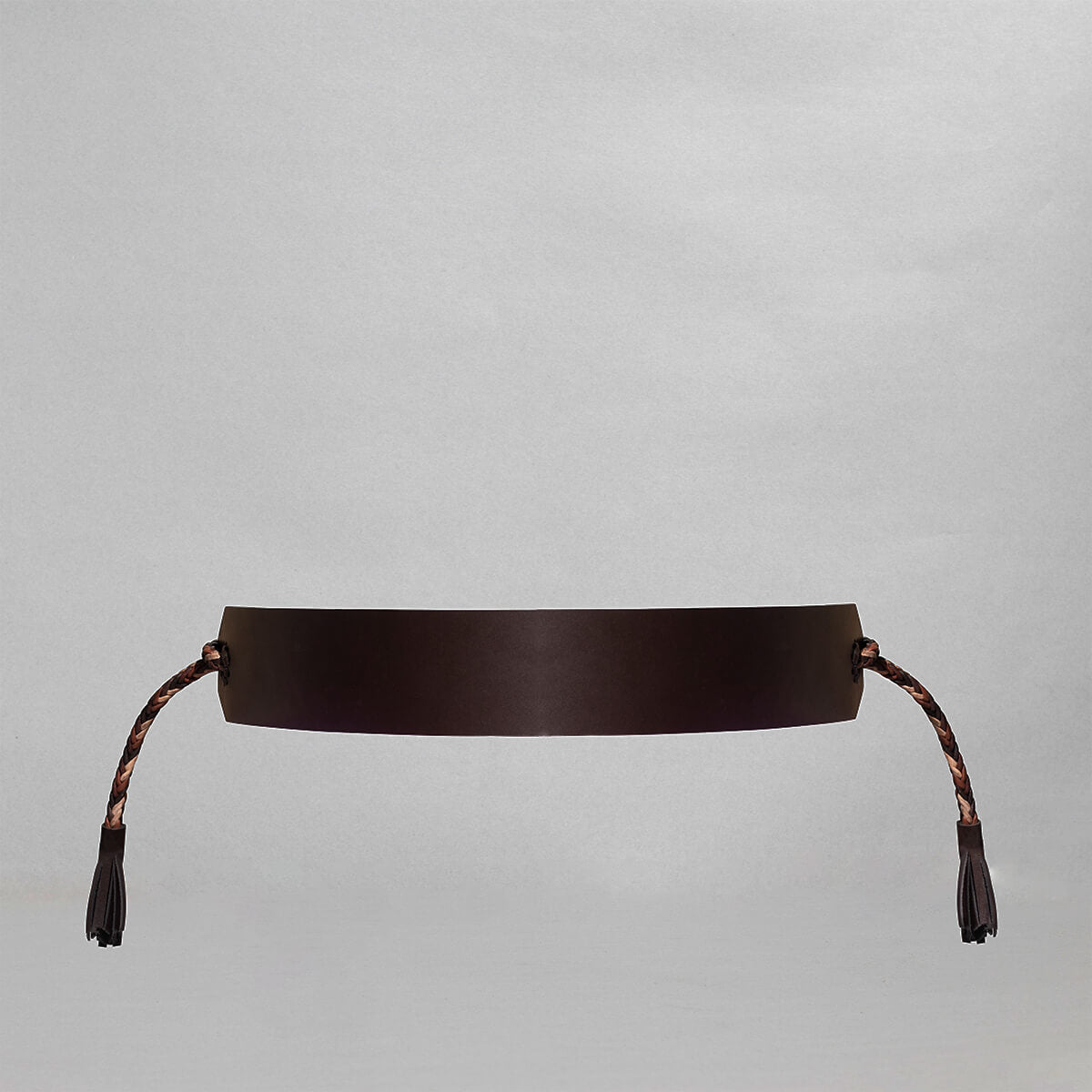 Platte riem "Taweez" - Bruin